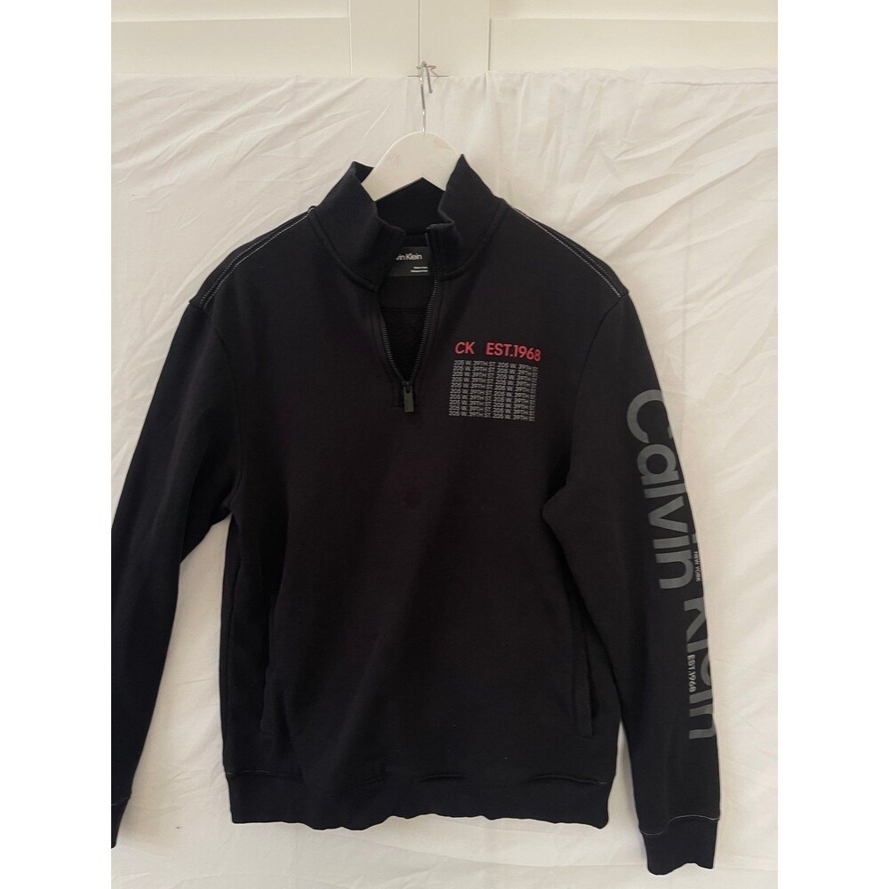 Calvin Klein 1/4 Zip- Blue- Small.